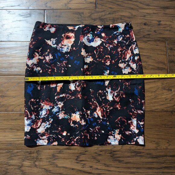 RW&CO mini skirt black print size 0 - Picture 7 of 11